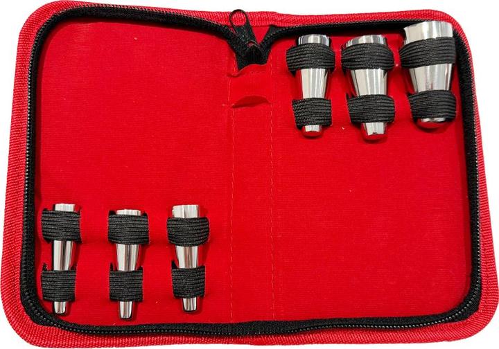 Star Piercing 6-teiliges Dehnstab Set (Nr.3) 11 mm - 25 mm (ohne Messing, Chirurgenstahl 316L)
