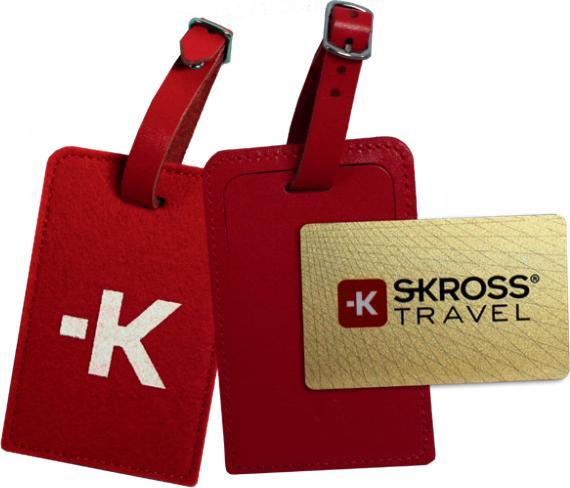 Actual product image Skross Luggage Tag, red (Locks & Trailers)