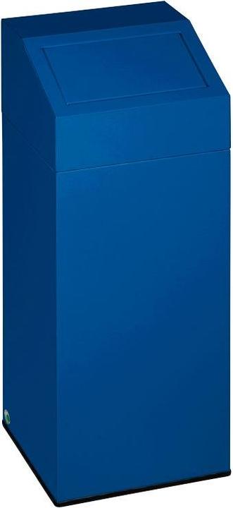 Image du produit VAR Collecteur de déchets Poubelle 76 L bleu gentiane Tôle d'acier galvanisée, revêtue par (82 l)