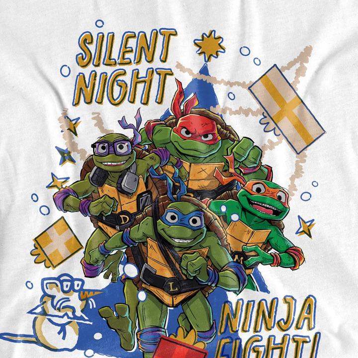 Produktbild Teenage Mutant NT Silent Night Ninja Fight TShirt weihnachtliches Design (4XL)
