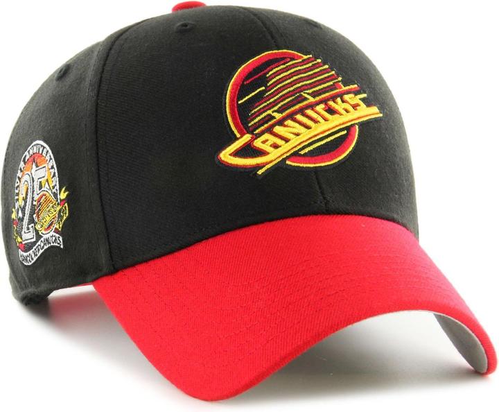 47 Brand Curved Snapback Cap NHL Vintage Vancouver Canucks (One Size)