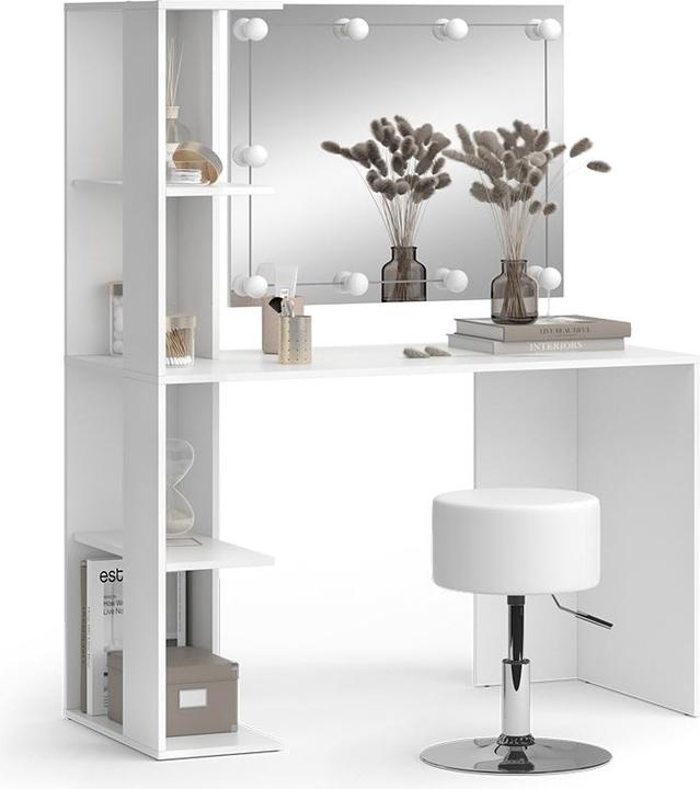 Produktbild Vicco Tower mit Hocker und Beleuchtung (122.5 x 55.5 x 76 cm)