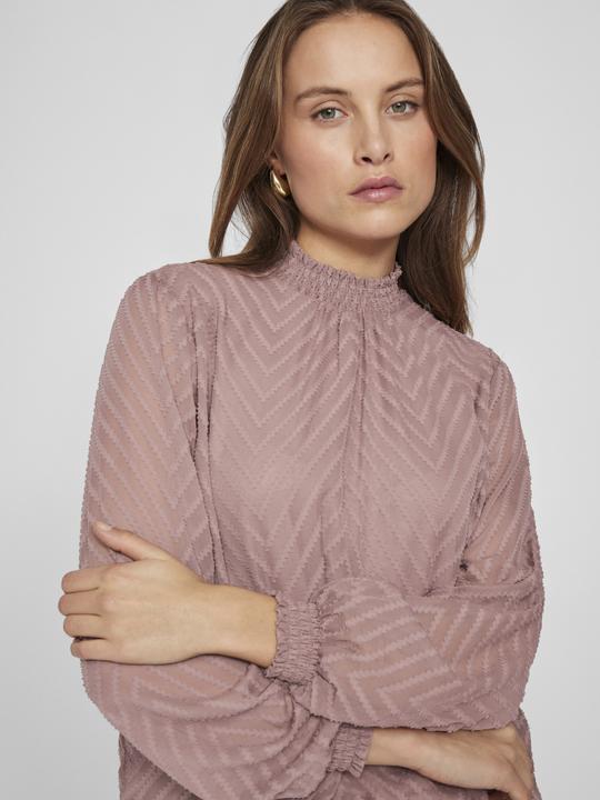 Actual product image Vila High Neck Long Sleeve Blouse (40)
