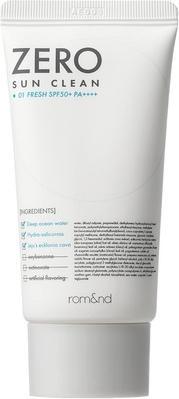 Immagine prodotto Rom&Nd Zero Sun Clean SPF50+ PA++++ Protezione solare quotidiana 01 Fresh 50ml (Crema solare, SPF 50, 50 ml, 47.91 g)