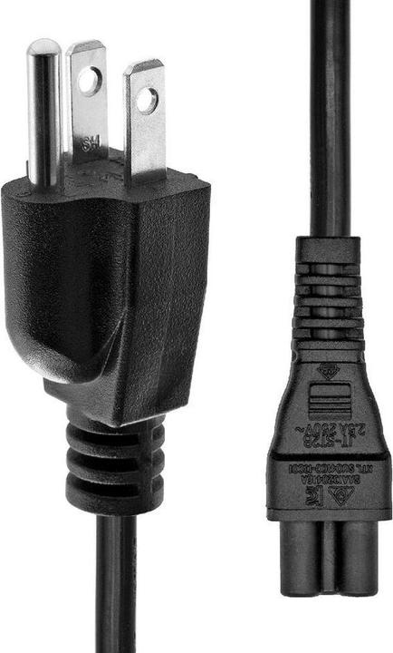 Actual product image ProXtend Power Cord US to C5 0.5M Black (0.50 m, C5)
