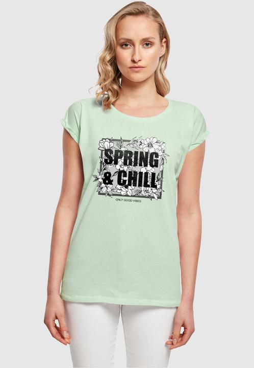 Actual product image Merchcode Ladies Spring And Chill Extended Shoulder Tee - 113645 (M)