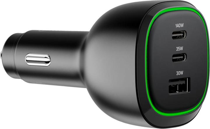 Produktbild Alogic Lagegerät Auto 165W 2xUSB-C+1xUSB-A + 240W Kabel 1m