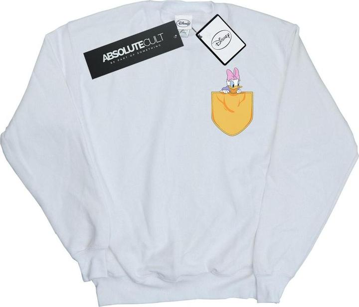 Disney Daisy Duck Faux Pocket Sweatshirt (L)