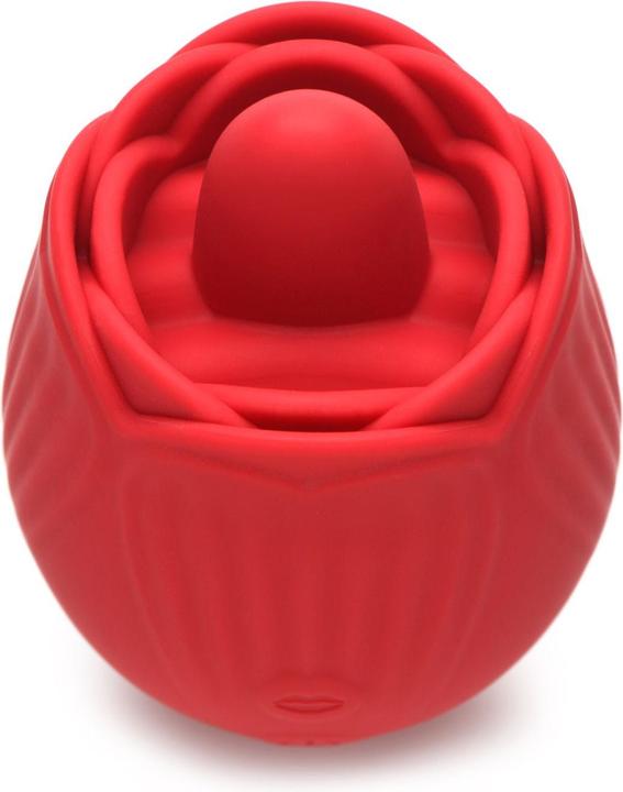 Produktbild Frisky BLOOMGASM French Rose Leck und Vibrationsstimulator Rot