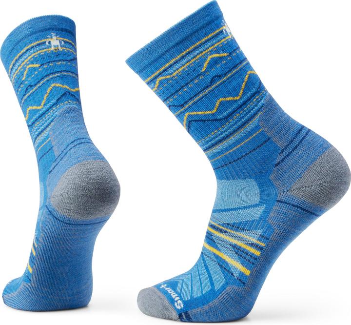 Actual product image Smartwool Hike Light Cushion Mountain Range Pattern Crew (38 - 41)