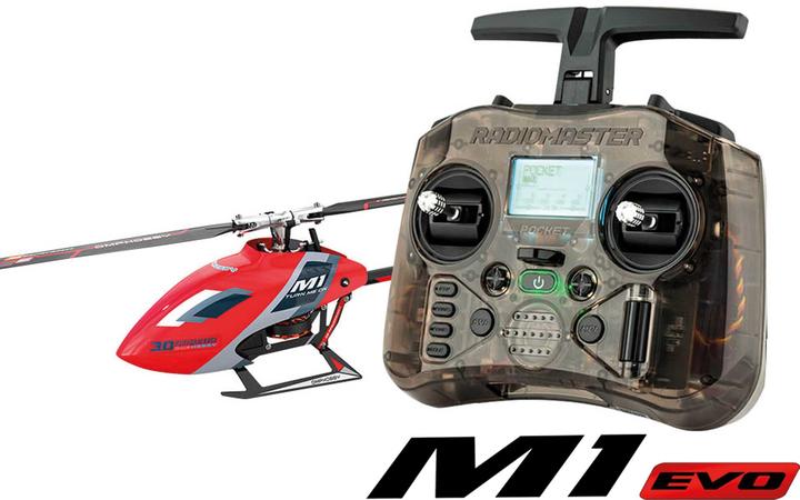 Actual product image OMPHobby OMP Heli M1 EVO rot mit Sender # OSHM0037
