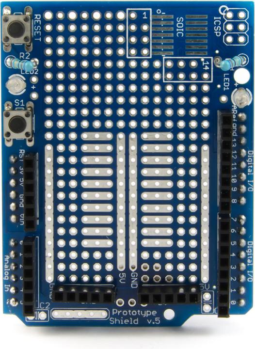 Actual product image Purecrea Prototype Shield V5 for Arduino UNO