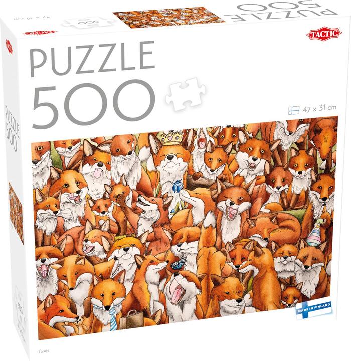 Produktbild Tactic Puzzle 500 Füchse (500 Teile)