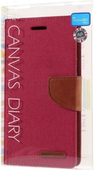 Produktbild Goospery Canvas Diary Series (Sony Xperia M4 Aqua)