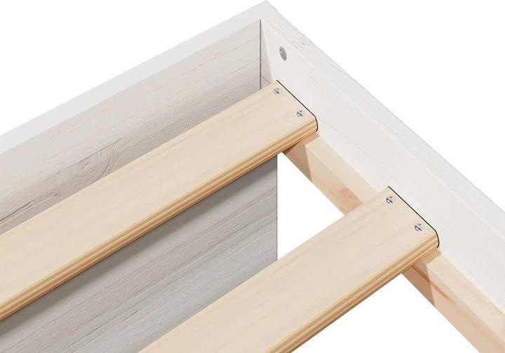 Actual product image VidaXL Day bed without mattress white 100x200 cm solid wood pine sofa bed (100 x 200 cm)