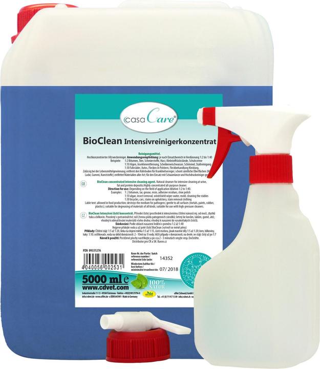 Produktbild cdVet casaCare BioClean Intensivreinigerkonzentrat (Katze, Hund, 100 ml)