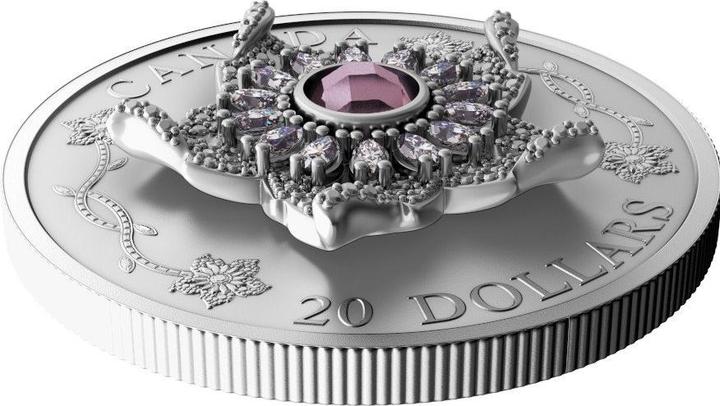 Actual product image The Royal Mint Silber 'Williamson-Diamantbrosche' 1 oz - Matte Proof 2025 (999.90, 2025)