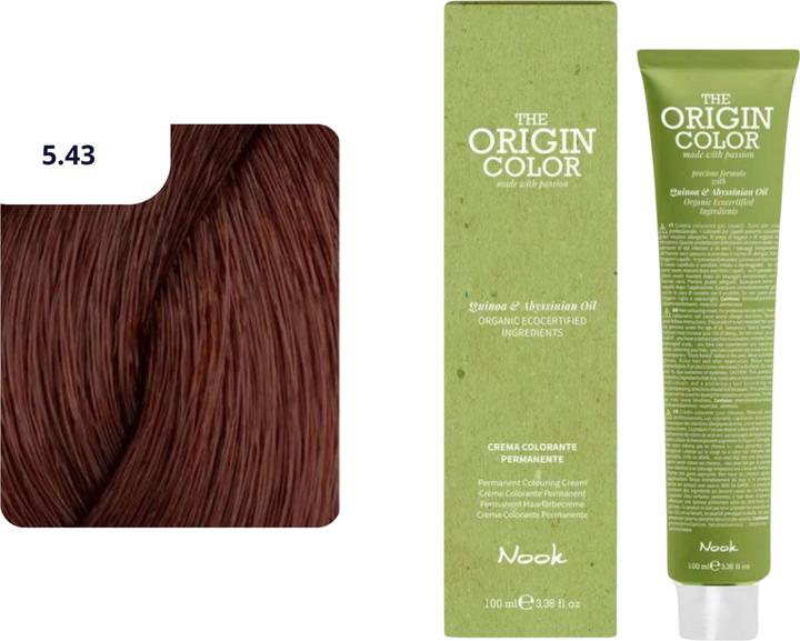 Produktbild Nook Origin Color Haarfarbe (5.43 Hellkastanie Kupfer Gold)