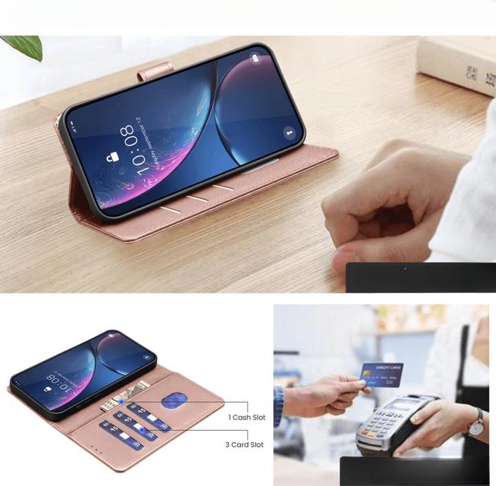 Actual product image Binfen Color Galaxy S25 Ultra - BINFEN Leder Etui Hülle mit RFID Blocker (Samsung Galaxy S25 Ultra)