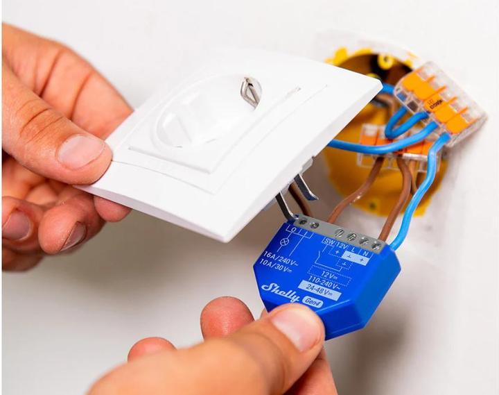 Actual product image Shelly 1 Gen4 (Switch actuator)