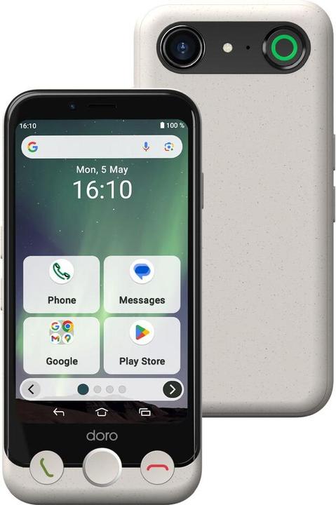 Actual product image Doro Aurora A10 bone (64 GB, Bone, 4.50", Dual SIM, 13 Mpx, 4G)