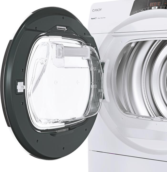 Actual product image Candy ROE H8A2TCEX-S (8 kg, Left, EU plug)