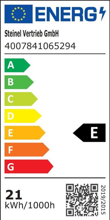 Energie-Label Steinel Xled Cam (2200 lm, IP44)