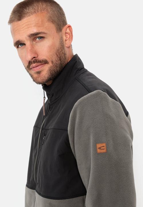 Actual product image Camel Active Fleece jacket with stand-up collar made from recycled material (M)