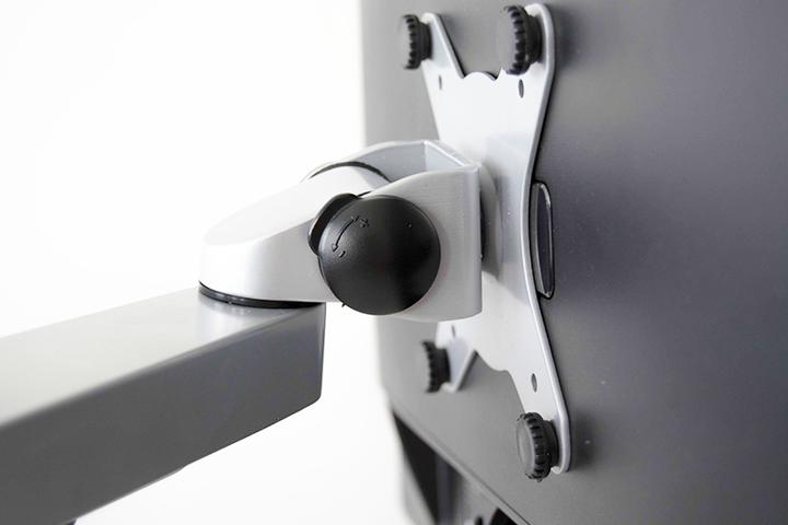 Image du produit Kenson Monitor Arm med gaspatron (sølv) (Tables, 32")
