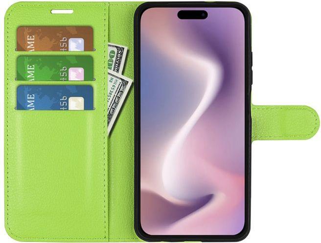 Immagine prodotto MU Classic Serie di copertine per libri in pelle Litchi (Apple iPhone 16 Pro)