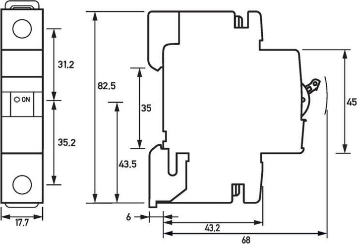 Produktbild Doepke GmbH Leitungsschutzschalter DLS 6I B32-1 10 kA