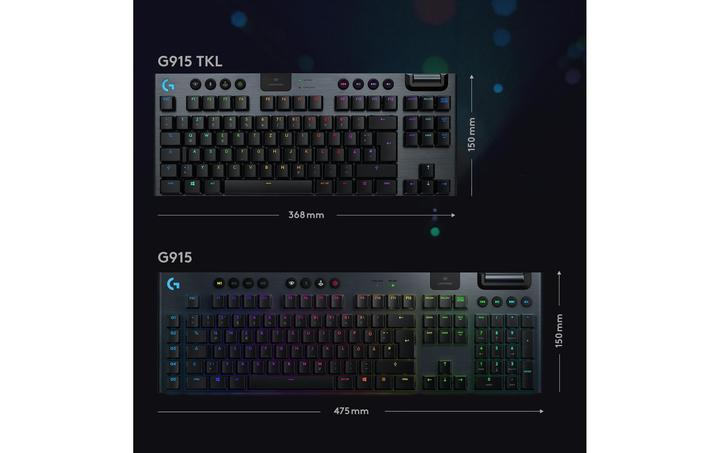 Actual product image Logitech G G915 TKL (CH, Wireless)