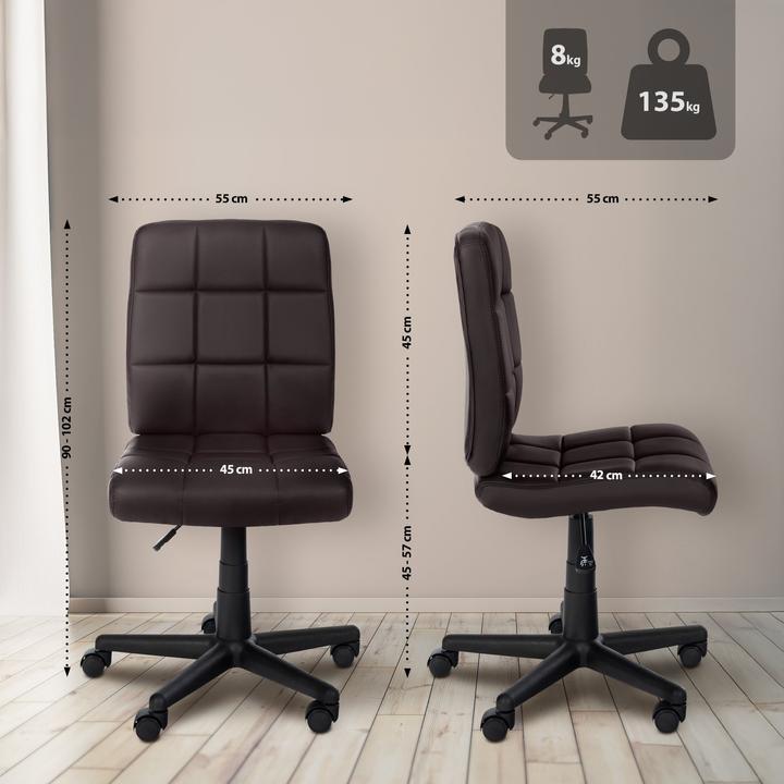 Produktbild CLP Bürostuhl Farsonbezug höhenverstellbar bis 135 kg belastbar