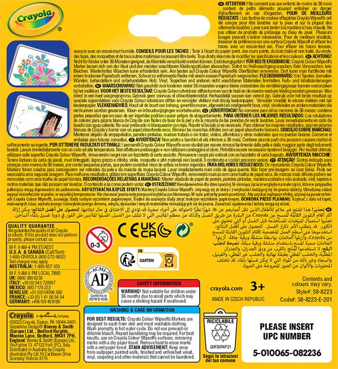 Produktbild Crayola Color WipeOff Whiteboard Marker (Multi, 8 x)