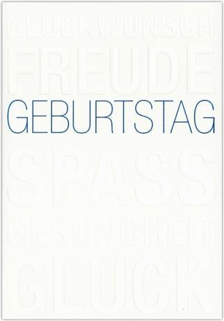 Produktbild ABC Geburtstagskarte Geburtstags Wünsche (1 Stk.)