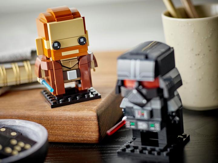 Productafbeelding LEGO BrickHeadz - Obi-Wan Kenobi & Darth Vader (40547, LEGO Brickheadz)