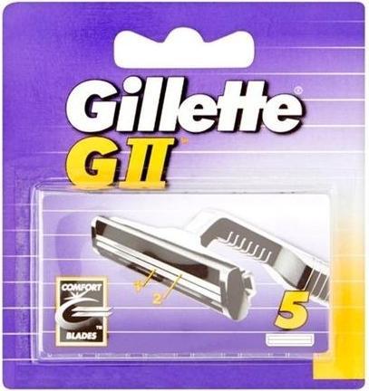 Produktbild NIVEA Gillette GII - G2 Klingen - 5 Stück (5 x)
