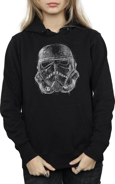 Produktbild Star Wars Stormtrooper Scribble Helmet Kapuzenpullover (S)