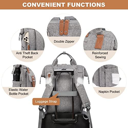 Produktbild Only-Bags.Store Rucksack, Laptop Schulrucksack Teenager 15,6 Zoll Tagesrucksack mit USB Ladeanschluss, Wasserdicht