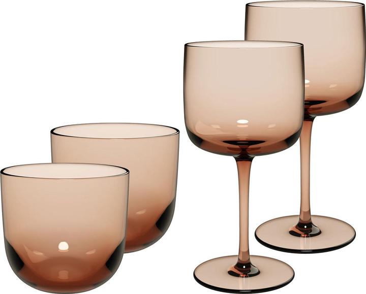 Immagine prodotto Like. by Villeroy & Boch Come i bicchieri da vino e da acqua in vetro (0.28 l, 4 x)