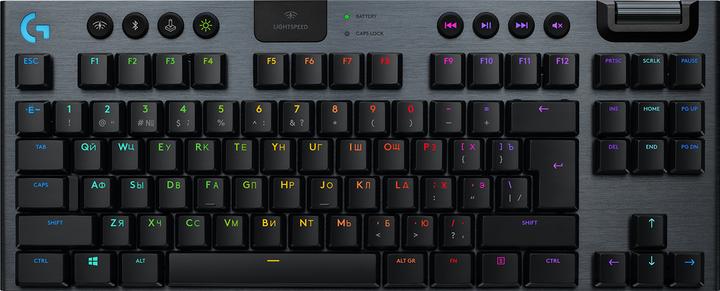 Produktbild Logitech G915 TKL Tenkeyless LIGHTSPEED Wireless RGB Mechanical Gaming Keyboard - CARBON - NLB - CENTRAL (BE, Kabelgebunden)