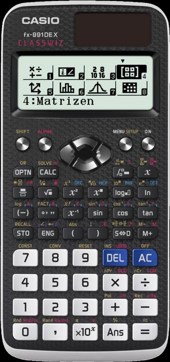 Casio Fx-991de X (Batterien, Solarzellen)