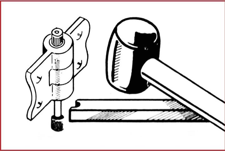 Produktbild KS Tools Türscharnier-Spannstift-Austreiber-Satz, 4-tlg