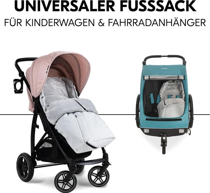 Produktbild Hauck Pushchair Footmuff Winter Grey