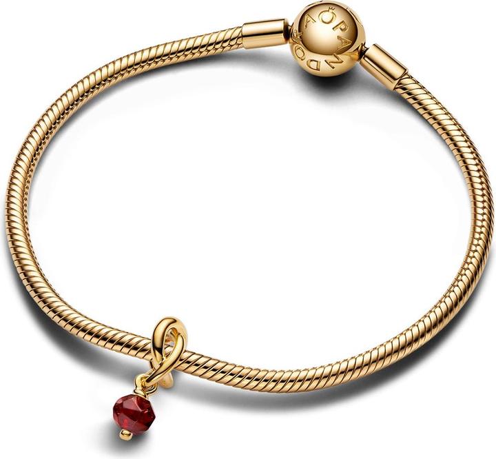 Image du produit Pandora Moments Pierre de naissance janvier (Argent massif, Métal doré en 14K)