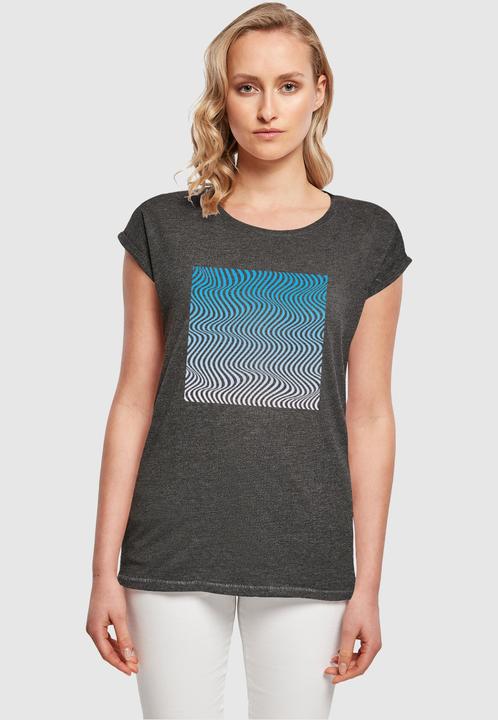 Actual product image Merchcode Ladies Summer - Wavy Pattern T-Shirt - 112601 (L)