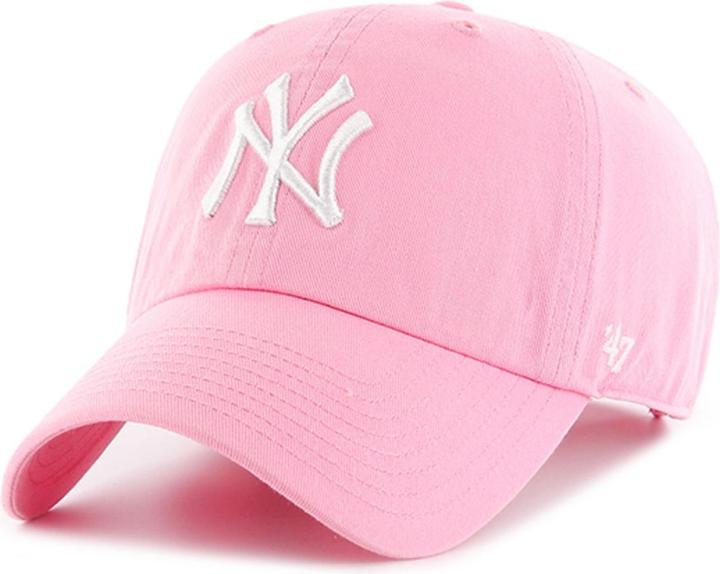 47 Brand Strapback Kinder Cap CLEAN New York Yankees rosa (53, 55, 56)