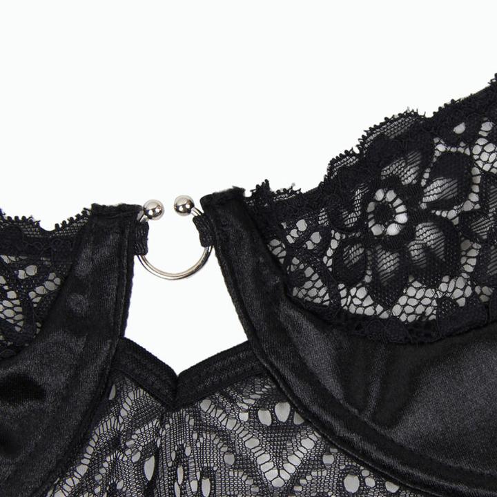 Productafbeelding Subblime Kanten bodysuit met satijnen strik (S)