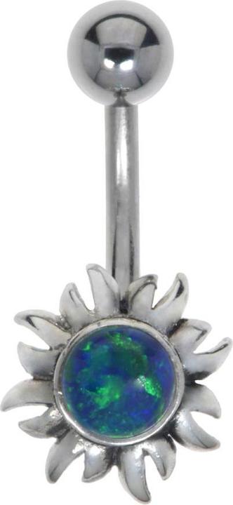 Bijouteria Bauchpiercing (Schmuckstein, Silber 925, Chirurgenstahl 316L)