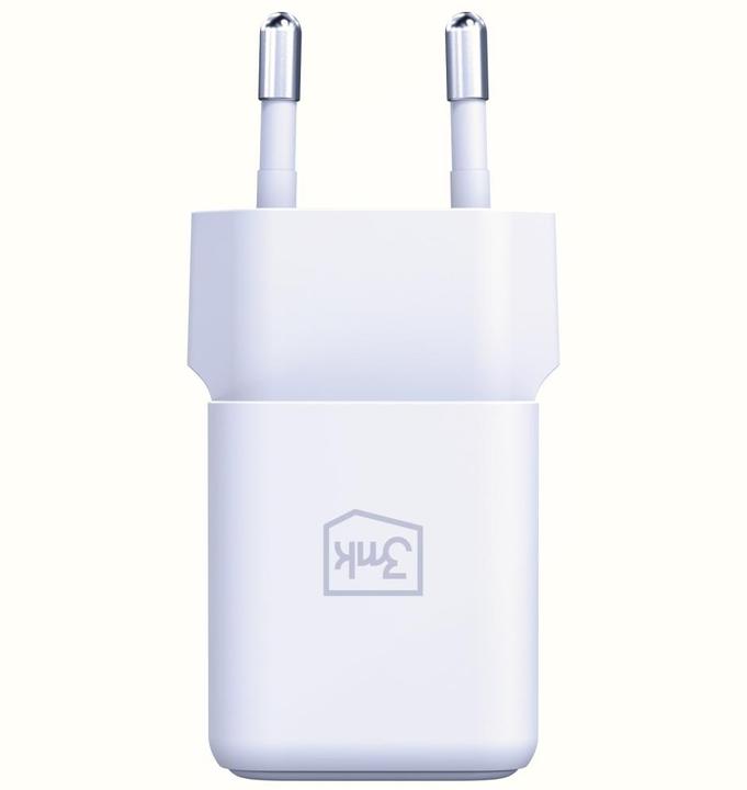 Actual product image 3MK Ładowarka sieciowa Hyper GaN Charger 20W 1xUSB-A 1XUSB-C PD QC4+ biały (20 W)